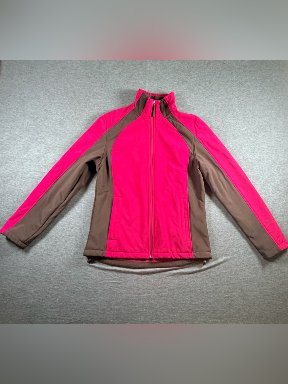 Free Country Softshell Fleece Lined Jacket Pink Brown Women’s S